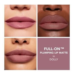 Buxom FULL-ON Plumping Lip Matte Cream ~ DOLLY ~ Universal Mauve New